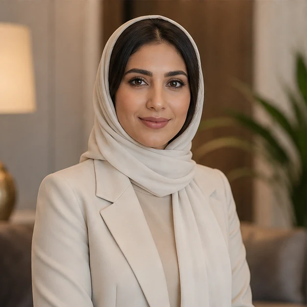 صورة المستشارة العقارية لينا حداد