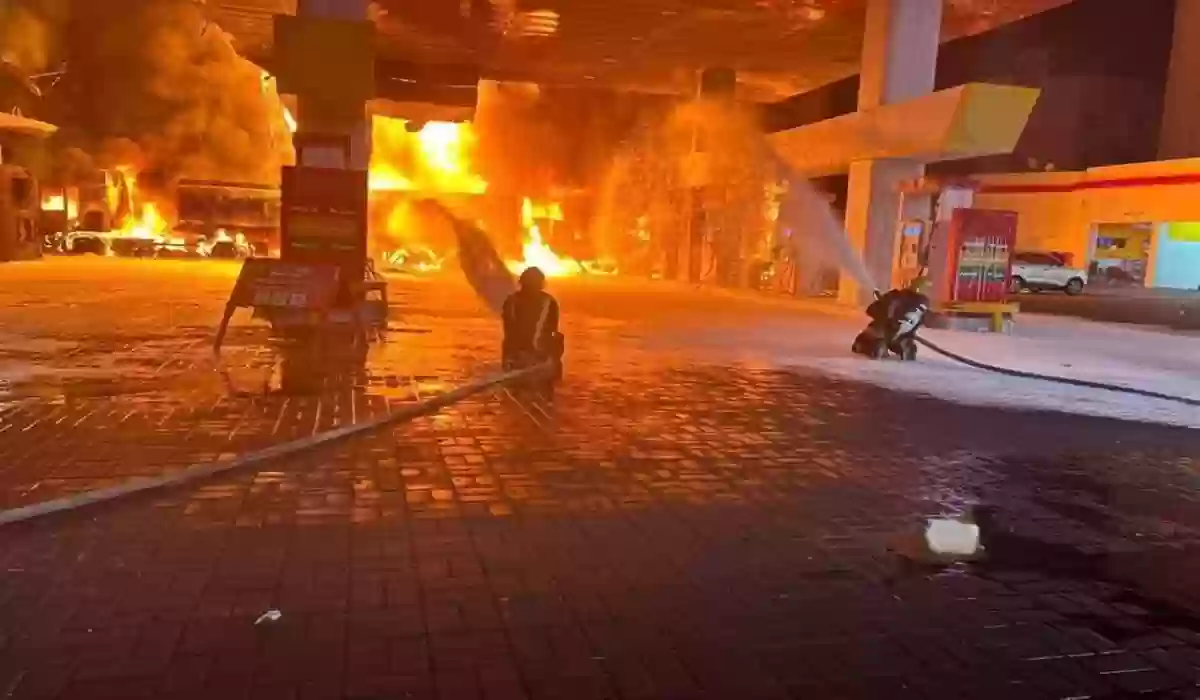 عاجل...حريق في المدينة المنورة بمحل تجاري كبير والدفاع المدني يسيطر عليه