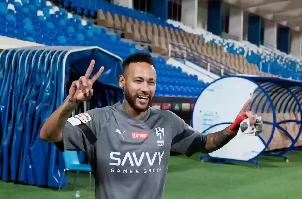  ألم كبير عانى منه نيمار بعد سداسية الهلال السعودي